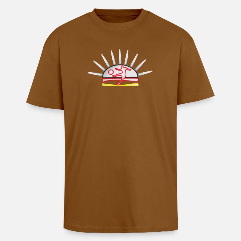 Sonnen-Kicker  - Oversized Heavyweight Unisex T-Shirt - Toffee