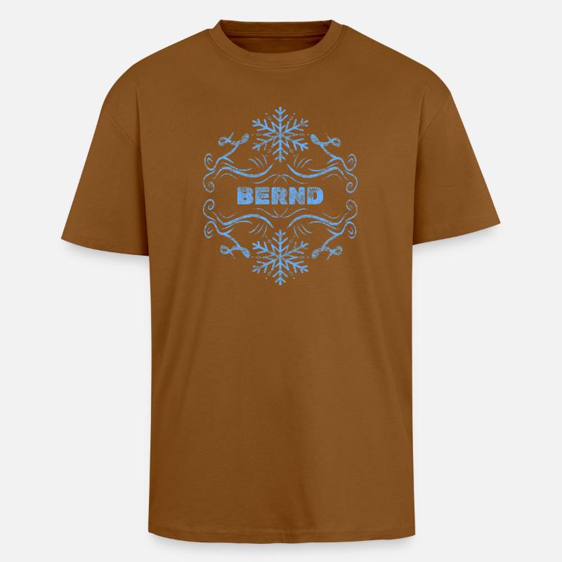 Bernd comme prénom - T-shirt unisexe oversize épais - toffee