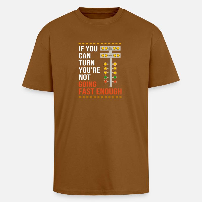Course de dragsters - T-shirt unisexe oversize épais - toffee
