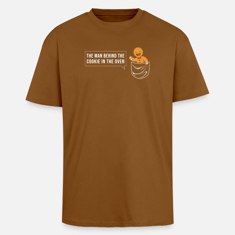 Werdender Papa werdende Väter - Oversized Heavyweight Unisex T-Shirt - Toffee
