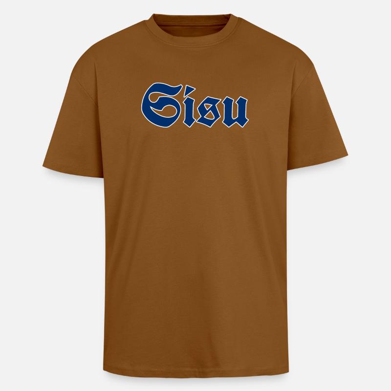 Sisua - Paksu unisex oversize t-paita - toffee