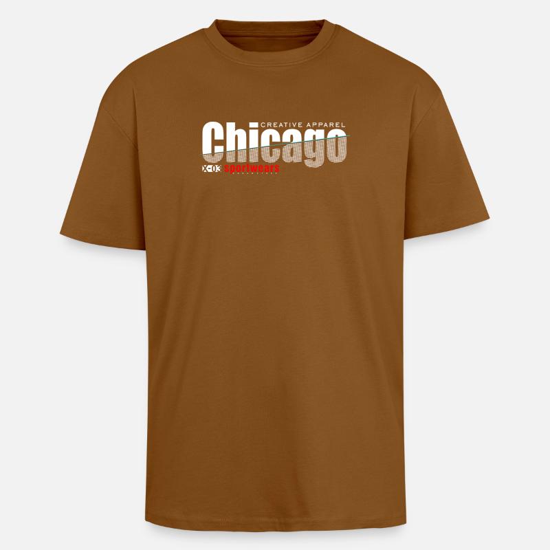 Dynamisches Sportdesign mit moderner Schärfe - Oversized Heavyweight Unisex T-Shirt - Toffee