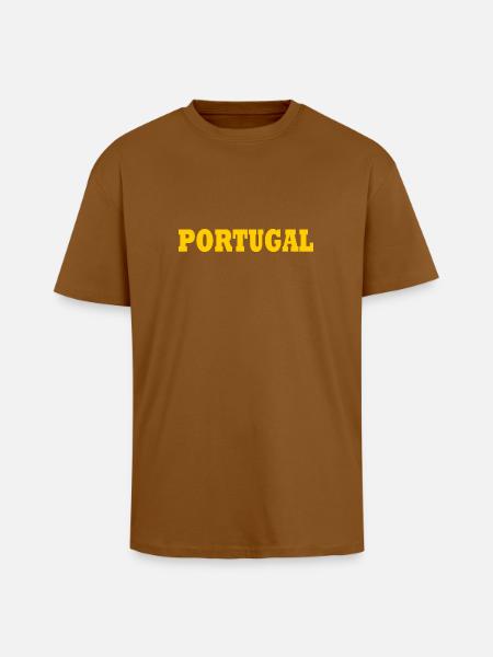 Portugal - Unisex Oversized Heavyweight T-shirt - toffee