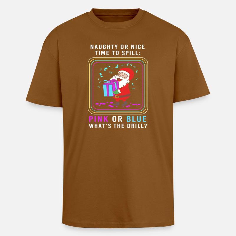 Werdende Mutter Werdende Mama Weihnachten - Oversized Heavyweight Unisex T-Shirt - Toffee