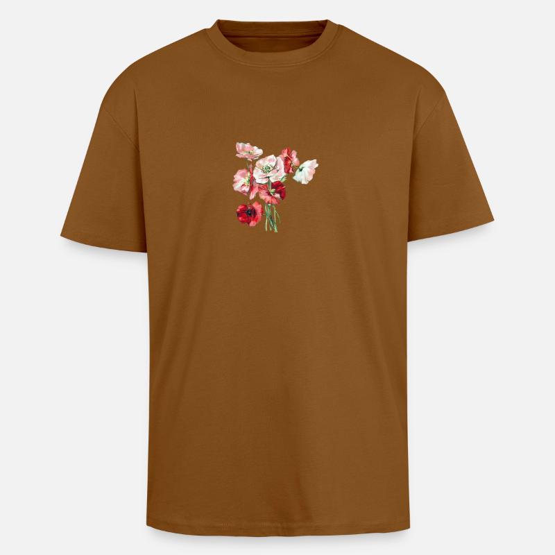Blumenstrauß - Oversized Heavyweight Unisex T-Shirt - Toffee