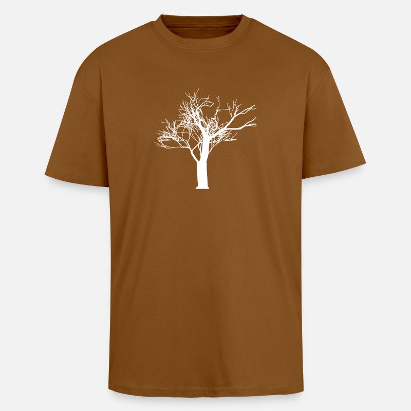 L'arbre dans la nature - T-shirt unisexe oversize épais - toffee