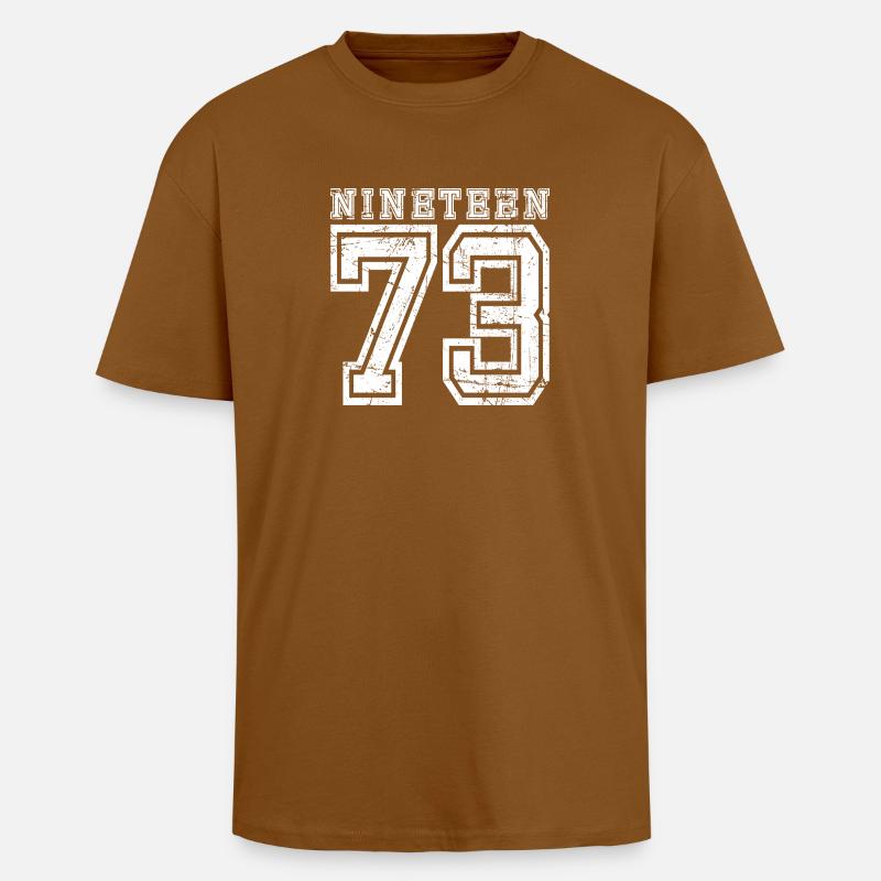 NINETEEN 1973 - Oversized Heavyweight Unisex T-Shirt - Toffee