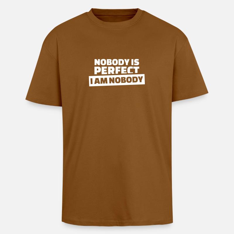 Perfekt - Oversized Heavyweight Unisex T-Shirt - Toffee