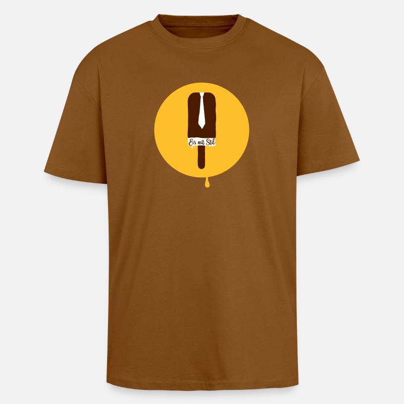 Eis am Stil - Oversized Heavyweight Unisex T-Shirt - Toffee
