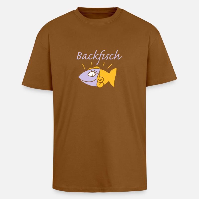 Backfisch - Oversized Heavyweight Unisex T-Shirt - Toffee