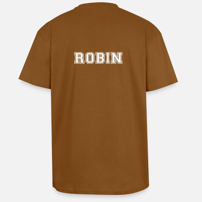 robin - Unisex Oversized Heavyweight T-shirt - toffee