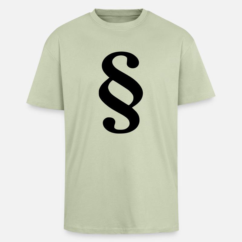 Paragraph - Oversized Heavyweight Unisex T-Shirt - Leichtes Salbeigrün