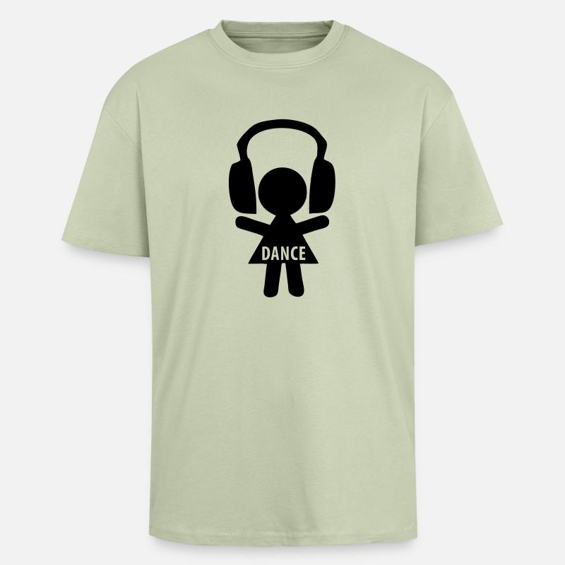 dance - Unisex Oversized Heavyweight T-shirt - soft salvia 