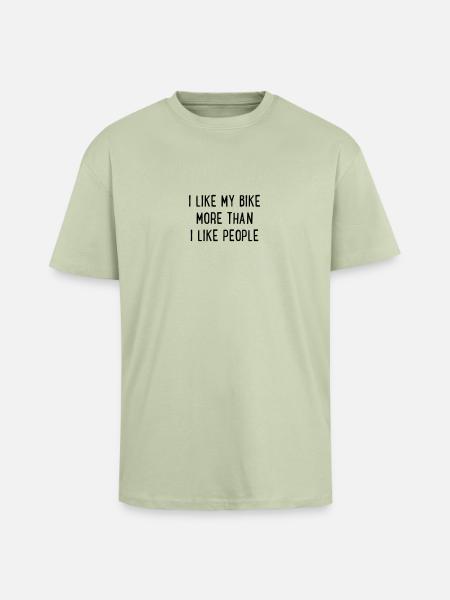 Bicycle - Unisex Oversized Heavyweight T-shirt - soft salvia 