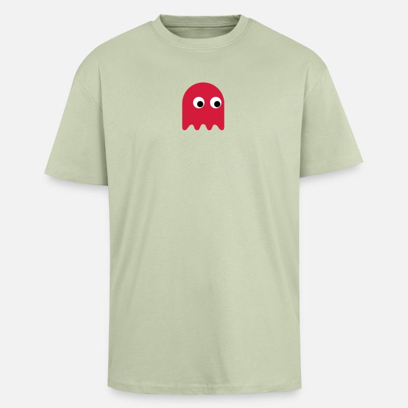 Game Classics Ghost - Oversized Heavyweight Unisex T-Shirt - Leichtes Salbeigrün 