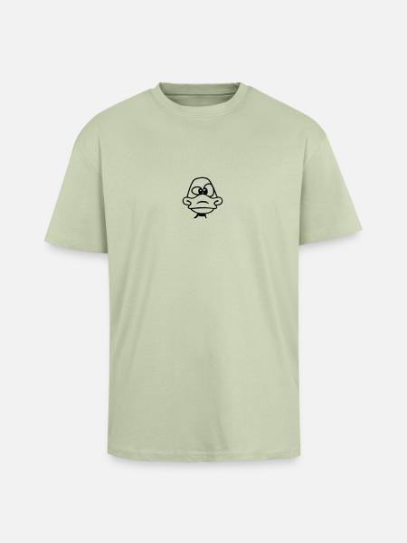 Dumme dumme ænder - Unisex oversized heavyweight t-shirt - lys salviegrøn 