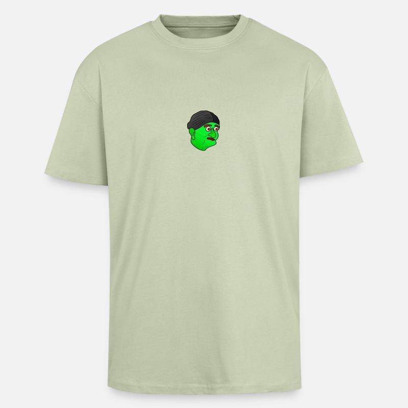 Jamppa grand-mère ÉDITION LIMITÉE - T-shirt unisexe oversize épais - vert sauge léger 