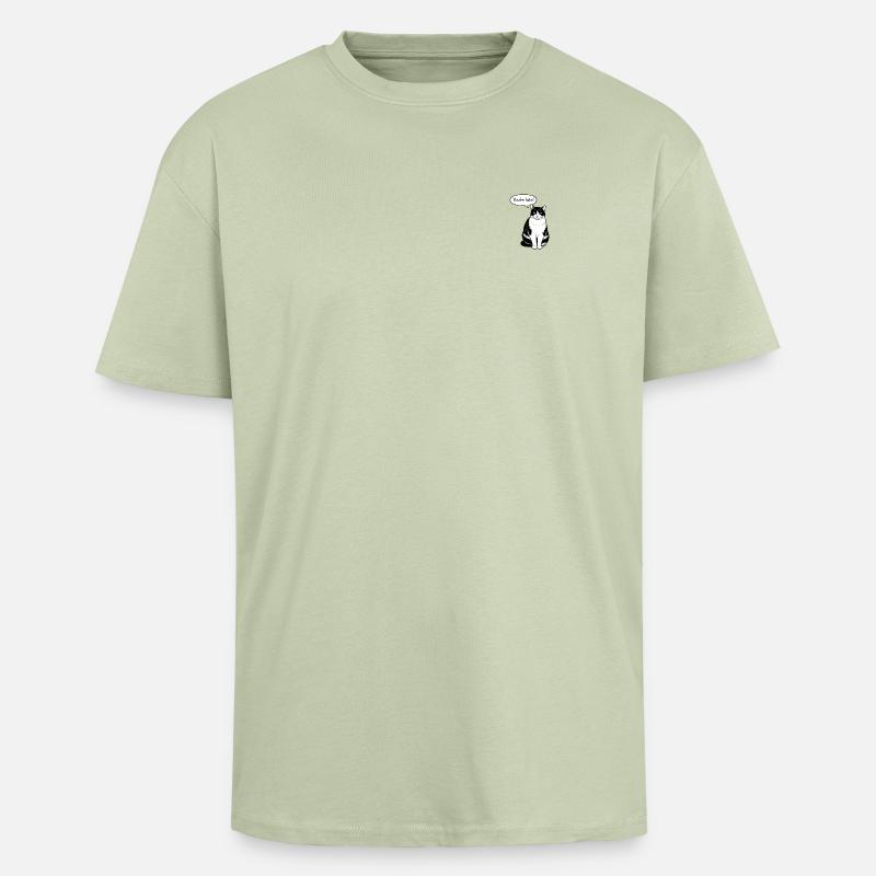 Sei in ritardo - T-shirt unisex oversize pesante - verde salvia chiaro