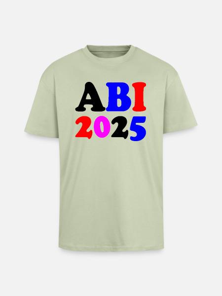 Abi 2025 - Unisex Oversized Heavyweight T-shirt - soft salvia
