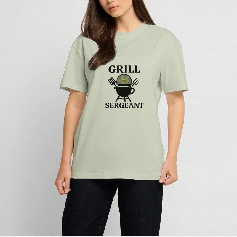 Grill Sergeant – Thème BBQ pour BBQ Commanders T-shirt unisexe oversize épais