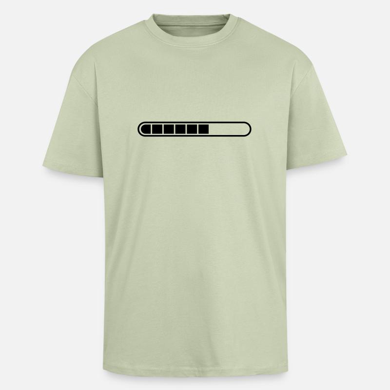 loading___f1 - T-shirt unisexe oversize épais - vert sauge léger 