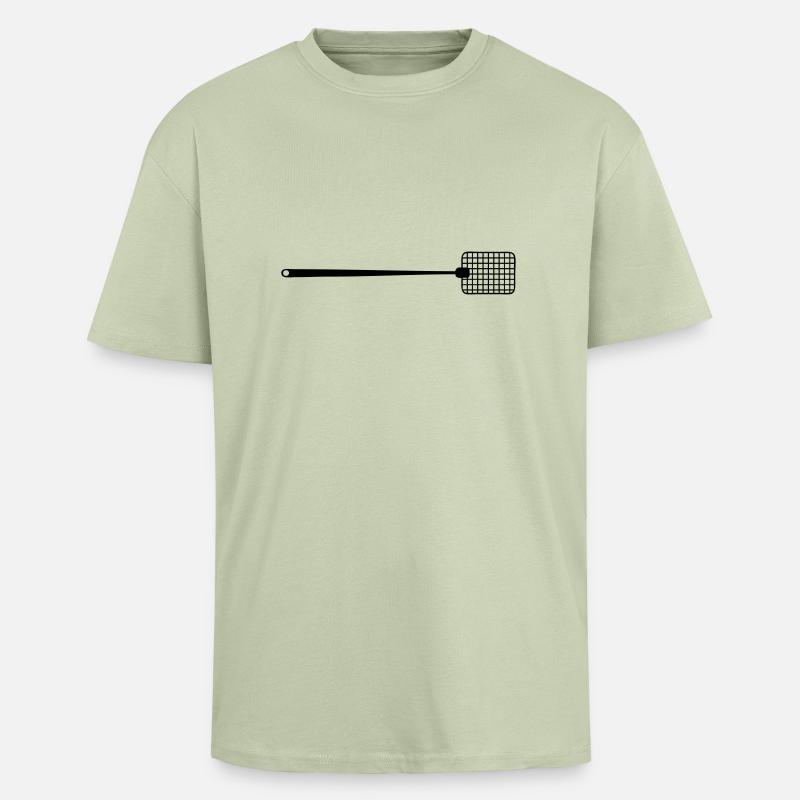Flyswatter - Unisex Oversized Heavyweight T-shirt - soft salvia 