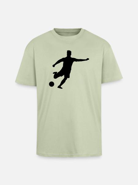 fussballer__f1 - Unisex Oversized Heavyweight T-shirt - soft salvia 