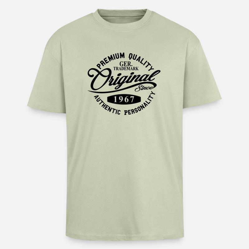 Original Since 1967 - Oversized Heavyweight Unisex T-Shirt - Leichtes Salbeigrün 