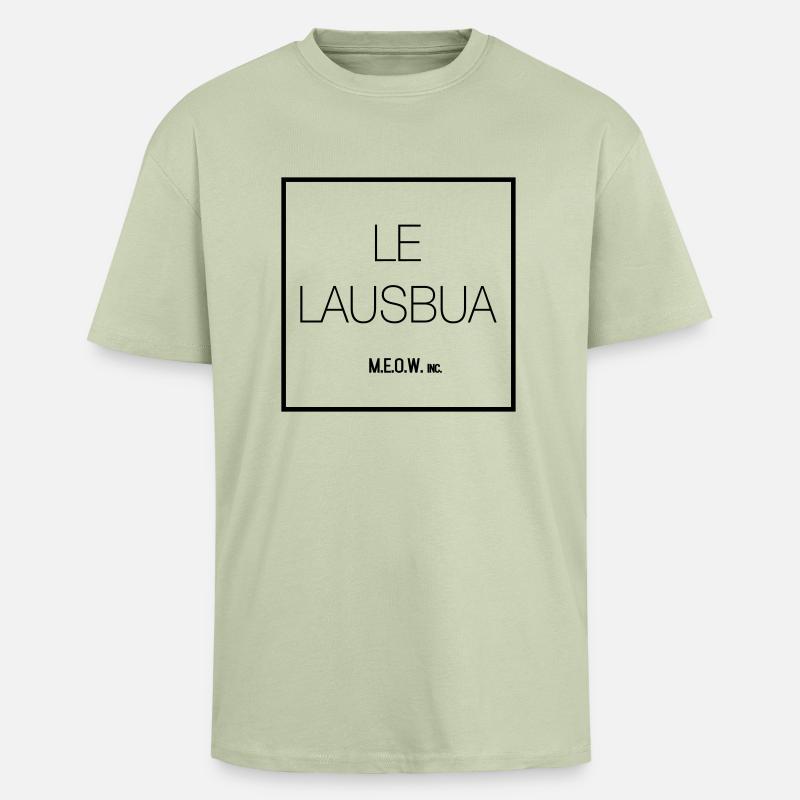 Le Lausbua - Oversized Heavyweight Unisex T-Shirt - Leichtes Salbeigrün