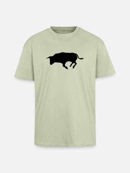 stier - Unisex Oversized Heavyweight T-shirt - soft salvia 