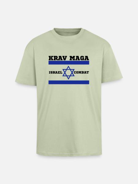 Krav Maga - Unisex Oversized Heavyweight T-shirt - soft salvia 