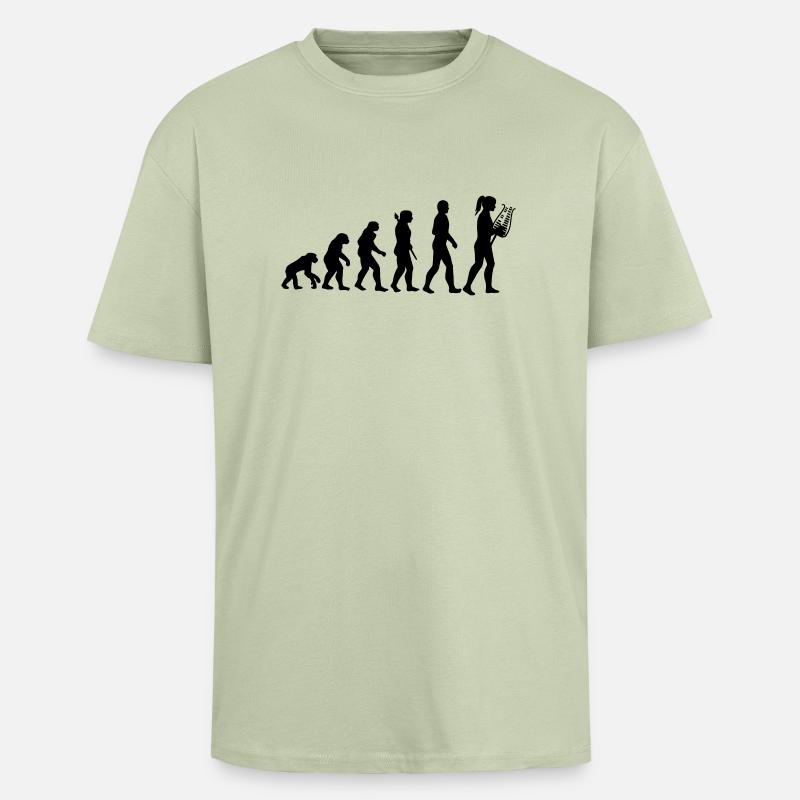 Lyravolution - Oversized Heavyweight Unisex T-Shirt - Leichtes Salbeigrün 