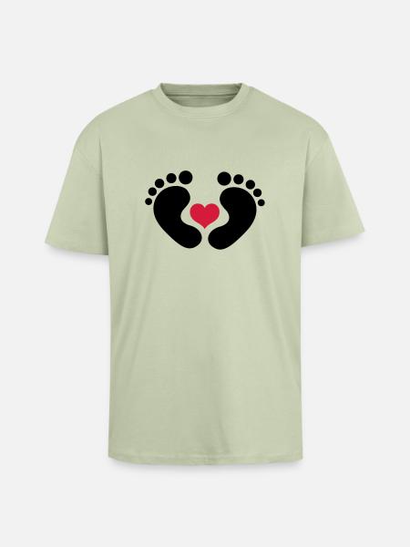 baby - Unisex Oversized Heavyweight T-shirt - soft salvia