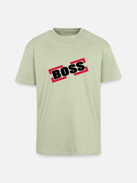 Capo - T-shirt unisexe oversize épais - vert sauge léger