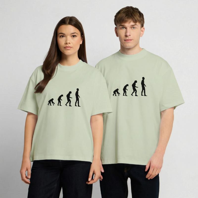 Evolution Oversized Heavyweight Unisex T-Shirt