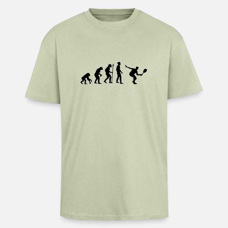 squash__evolution____f1 - Oversized Heavyweight Unisex T-Shirt - Leichtes Salbeigrün 