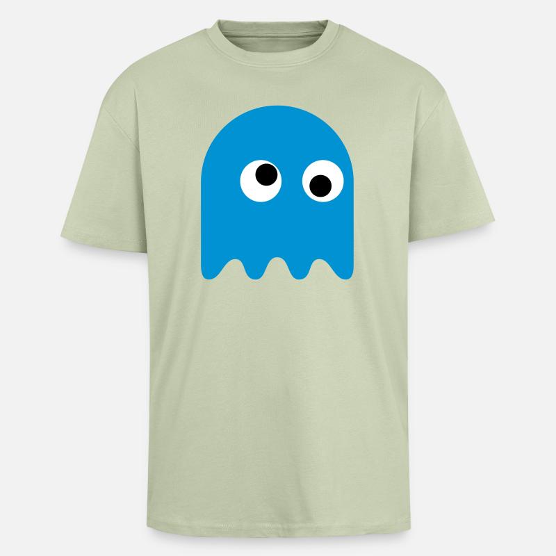 Game Classics Ghost - Oversized Heavyweight Unisex T-Shirt - Leichtes Salbeigrün