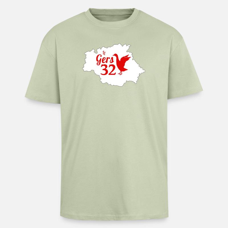 Die Keime - Oversized Heavyweight Unisex T-Shirt - Leichtes Salbeigrün 