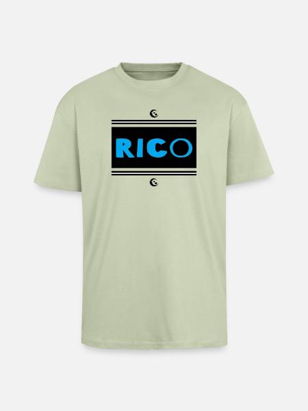 Rico - Unisex Oversized Heavyweight T-shirt - soft salvia
