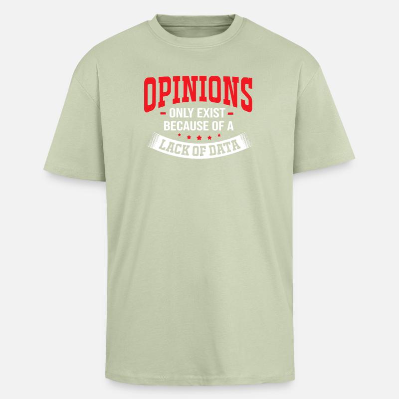 Codeur Programmeur GPT - T-shirt unisexe oversize épais - vert sauge léger 