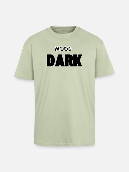 Mood: Dark - Unisex Oversized Heavyweight T-shirt - soft salvia