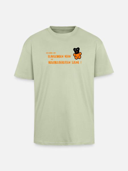 Flauschiger Kern - Oversized Heavyweight Unisex T-Shirt - Leichtes Salbeigrün 
