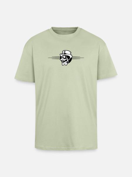 Groom Skeleton - Unisex Oversized Heavyweight T-shirt - soft salvia 