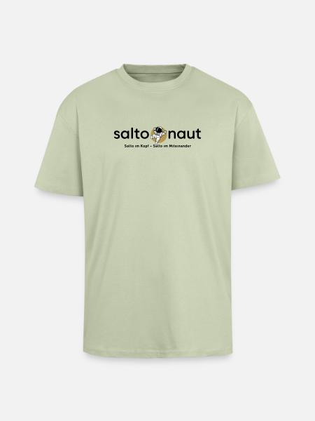 Saltonaut - T-shirt unisexe oversize épais - vert sauge léger