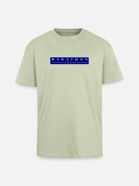 Marathon 2026 - Unisex Oversized Heavyweight T-shirt - soft salvia 