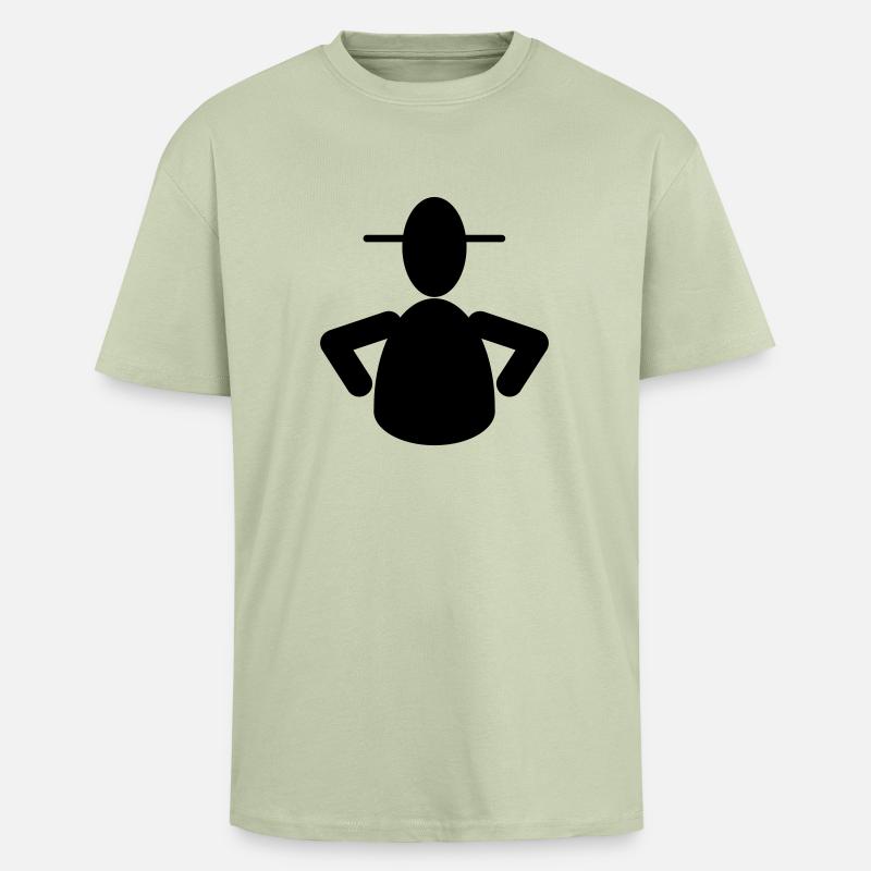 Sergeant - Oversized Heavyweight Unisex T-Shirt - Leichtes Salbeigrün 