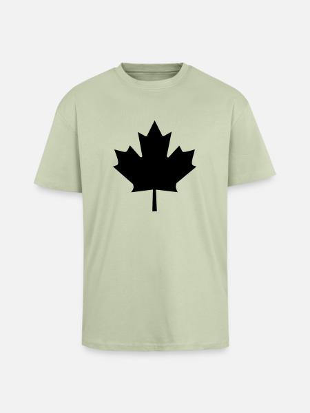 Happy Canada Day - Oversized Heavyweight Unisex T-Shirt - Leichtes Salbeigrün