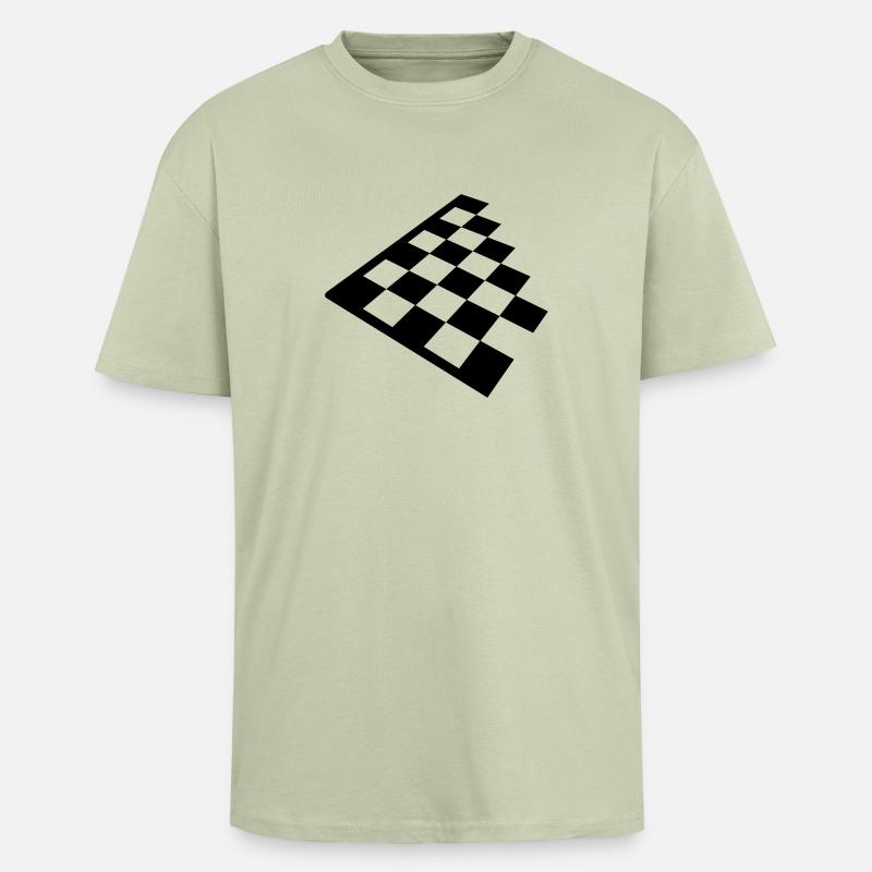 Chess - Unisex Oversized Heavyweight T-shirt - soft salvia 