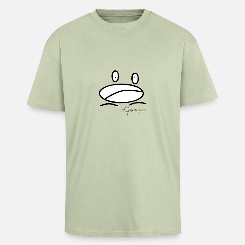 Froschmini © Chyropterum Innoxius - Oversized Heavyweight Unisex T-Shirt - Leichtes Salbeigrün 