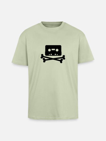 Piratbyrån (The Pirate Bay) - Unisex Oversized Heavyweight T-shirt - soft salvia 